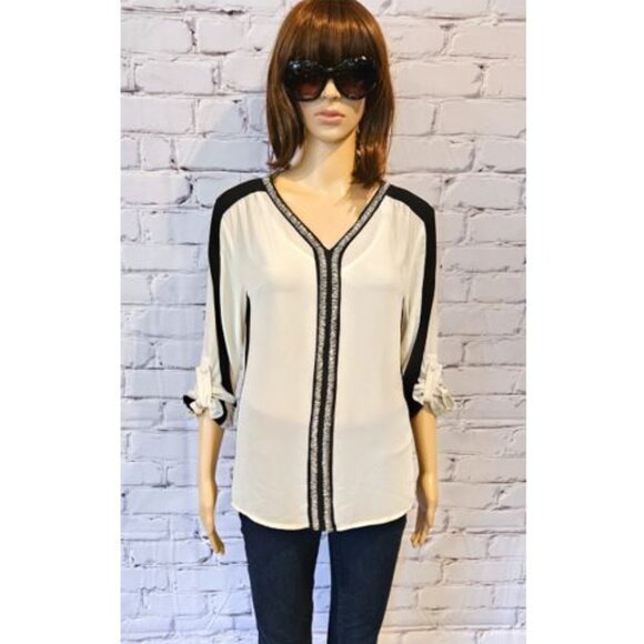 ROMEO & JULIET COUTURE, long sleeve blouse, Size: medium - Picture 3 of 11